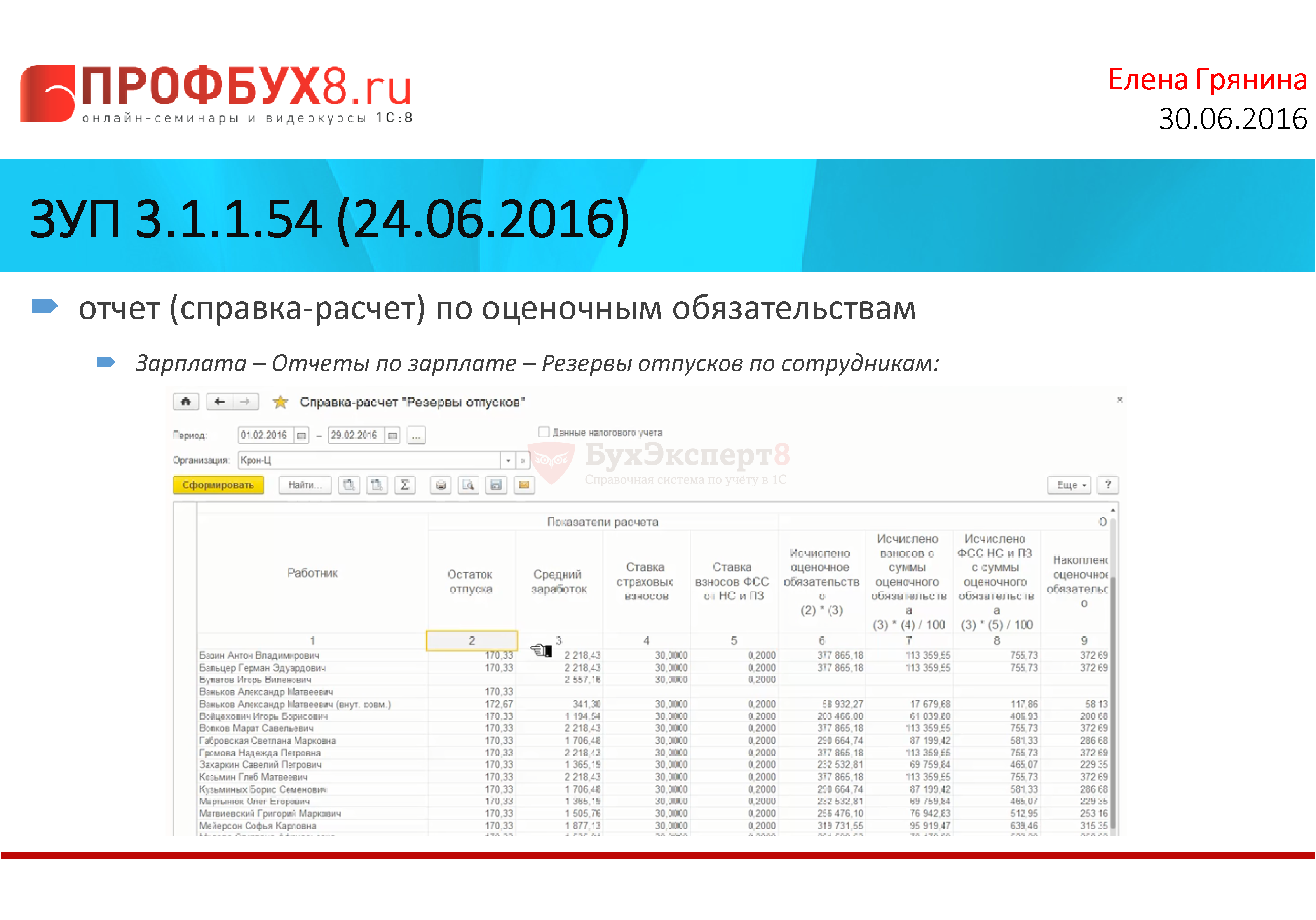 Отчет по удаленным сотрудникам в 1с