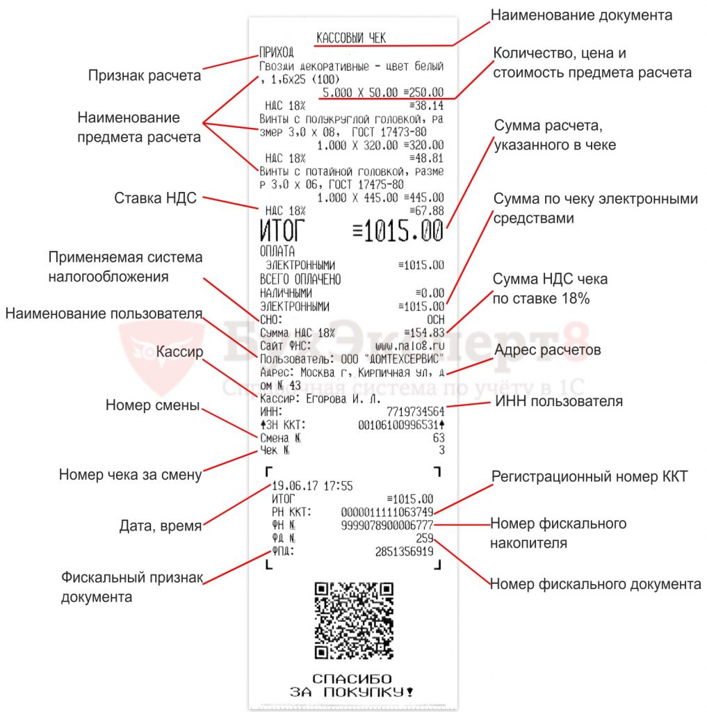 Номер чека